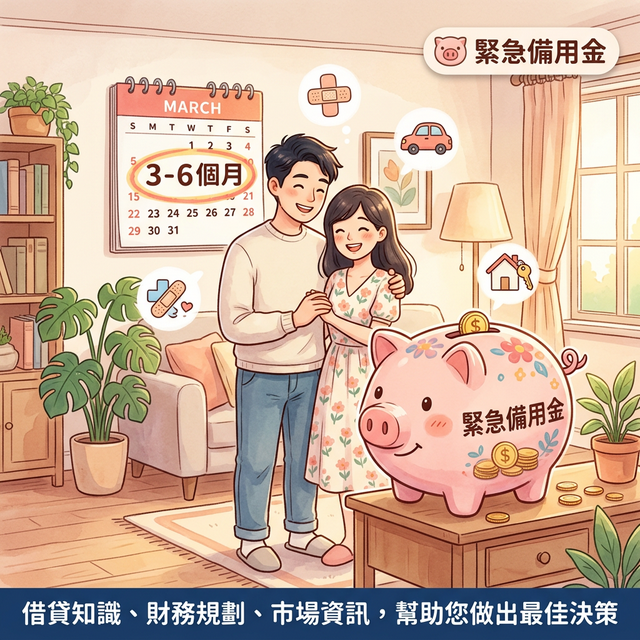 緊急備用金：為什麼你需要準備 3-6 個月的生活費？