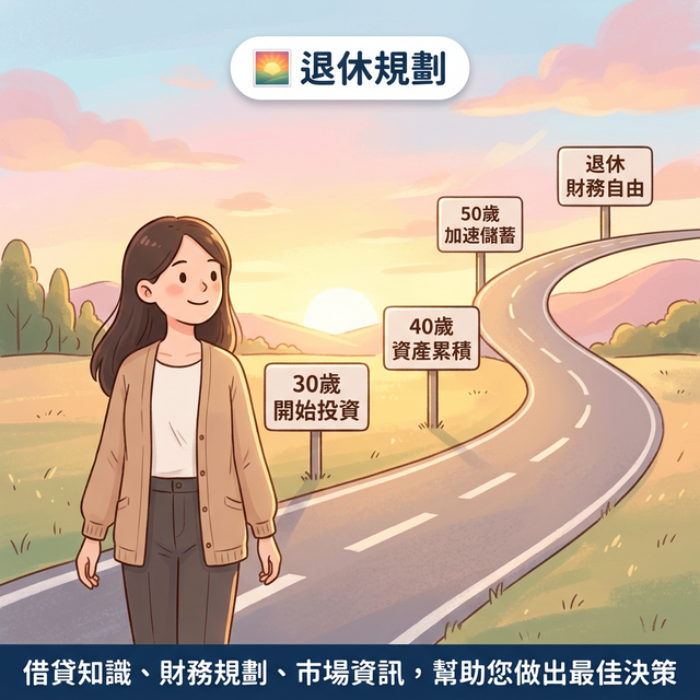 退休規劃不能等：30 歲開始的財務自由路線圖