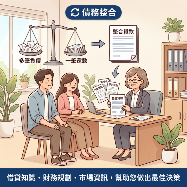 債務整合貸款：一筆貸款清償所有債務，真的划算嗎？
